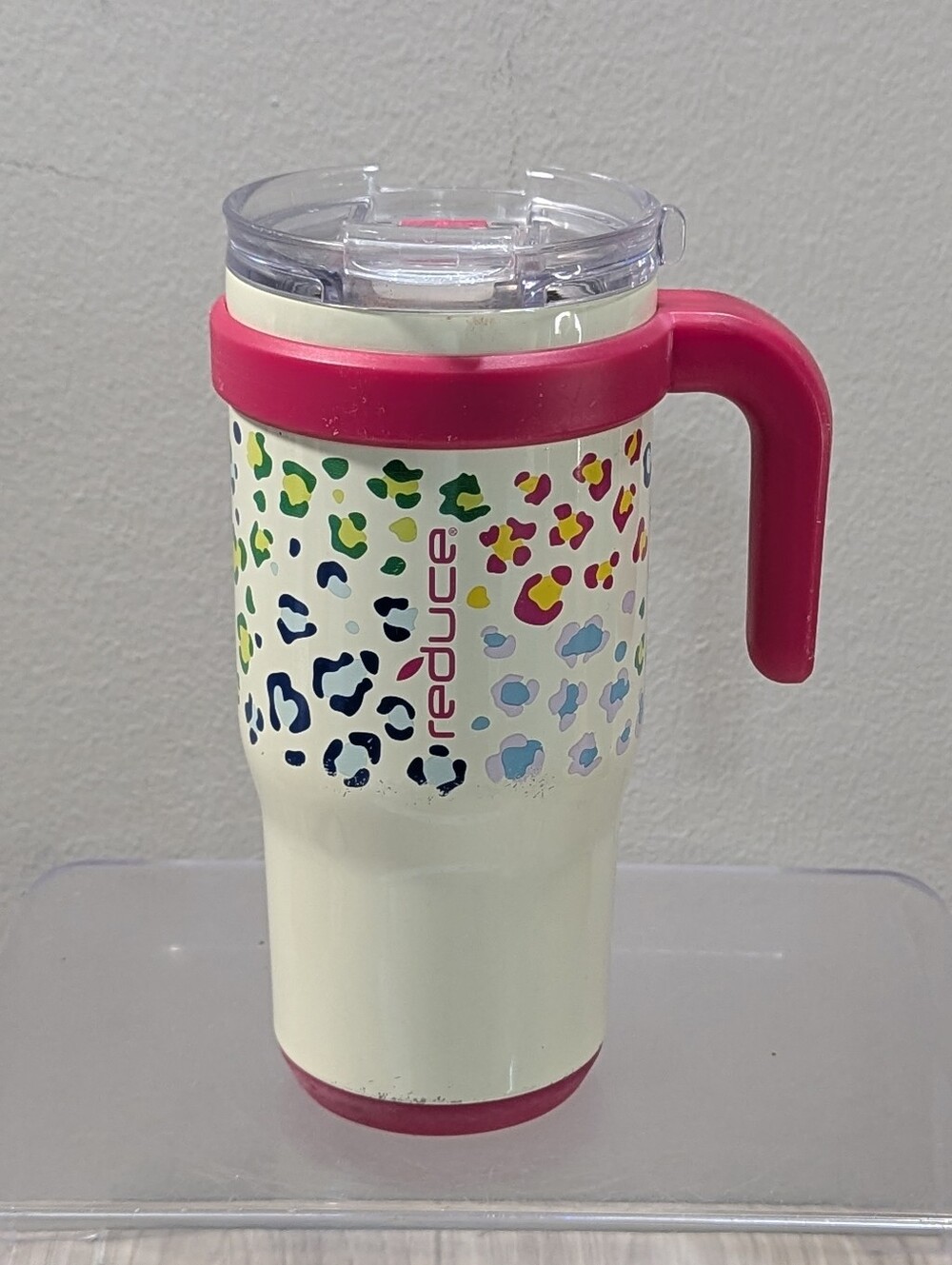 Reduce Coldee 2.0 Kids 18 oz Stainless Steel Tumbler in the Cheetah No Straw